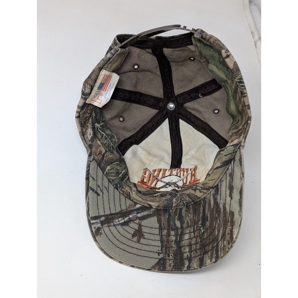 Vintage Mossy Oak Tree Stand Camo Hunting Hat Snapback Baseball Cap Made‎ In USA - Picture 5 of 6